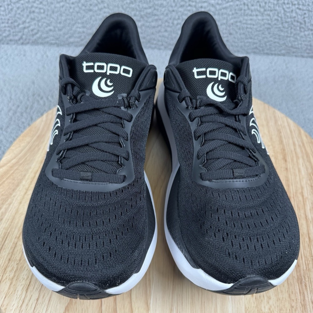 Topo Athletic Aura Womens Size 9 Black White 5mm Drop Road Running Shoes - Picture 3 of 13